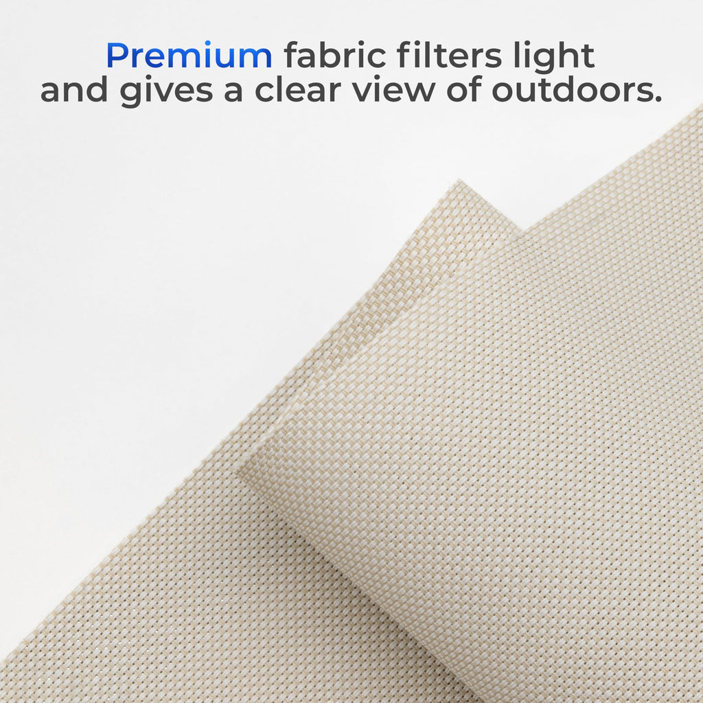 Light Filtering Solar Shades, 69" W x 72" L Sand