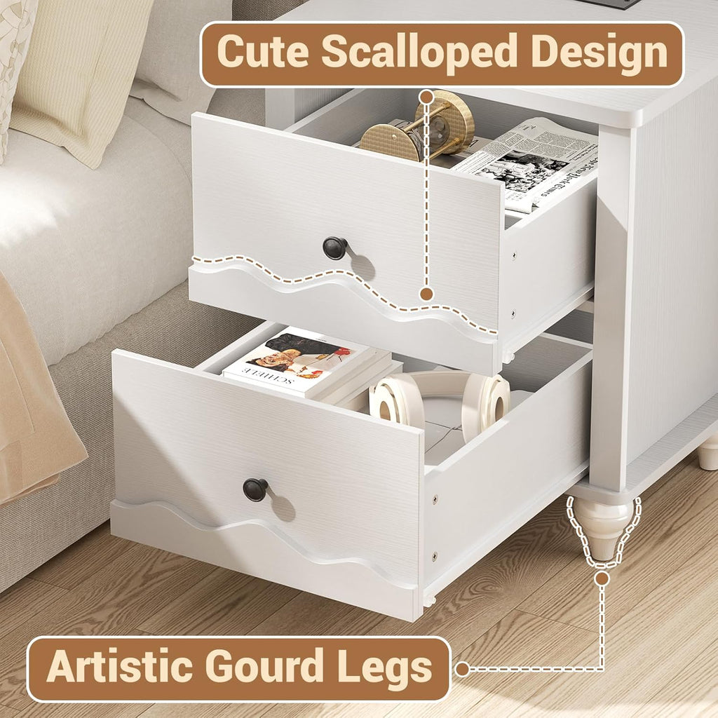 Modern Farmhouse Sideboard Buffet Cabinet, Wood Storage Cabinet with Doors & Adjustable Shelf