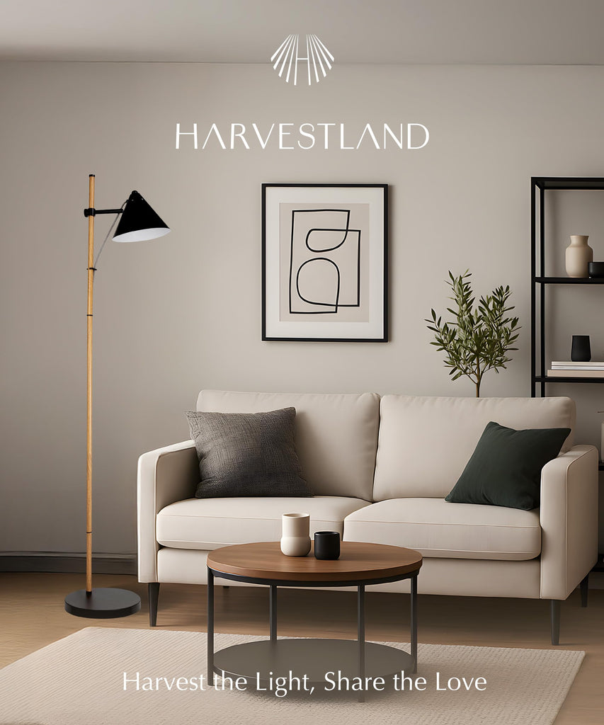Noah 59" Wood Effect Adjustable Floor Lamp, Reading Lamp