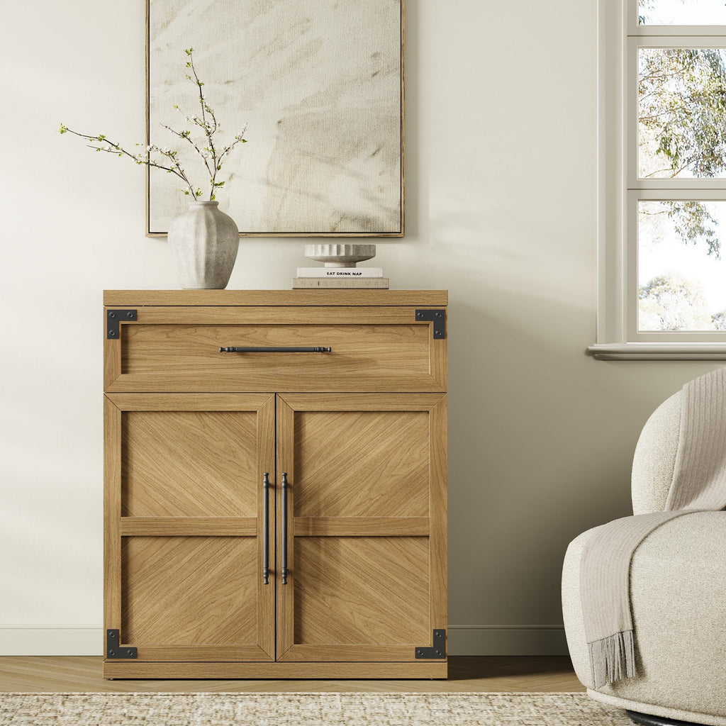 Modern Sideboard Buffet Cabinet, Wide Credenza Storage with Drawer