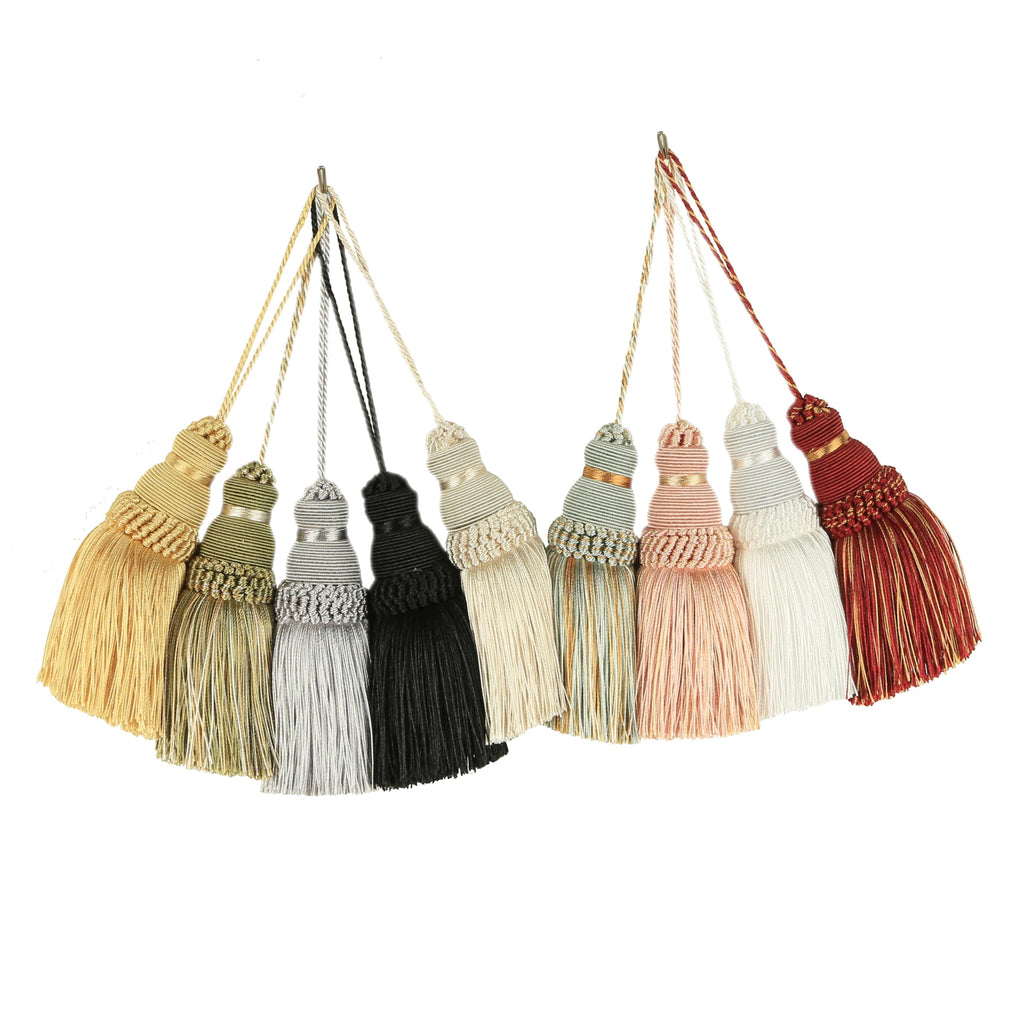 Tassels 2 Pcs Key Tassel with Loops Handmade Craft Charms