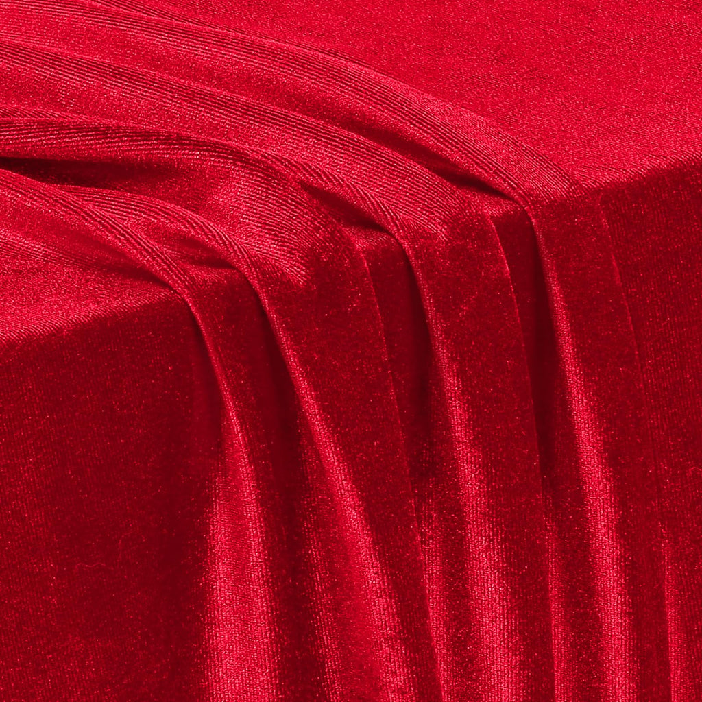 Red Velvet Fabric by The Yard, 1 Yard x 60 Inch Wide