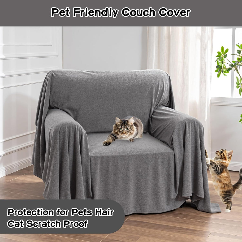 Chair Cover Cat Scratch Proof Recliner Chair Covers, Oversized Armchair Sofa Covers Washable Sofa Slipcover
