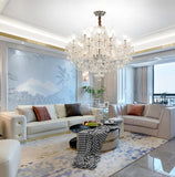 Luxury Clear K9 Crystal Chandelier Lighting,15 Light Modern Luxurious Crystal Candle Pendant Light Lamp Fixture for Dining Room Living Room Bedroom (15 Lights) A110-B0B9L6V4YQ