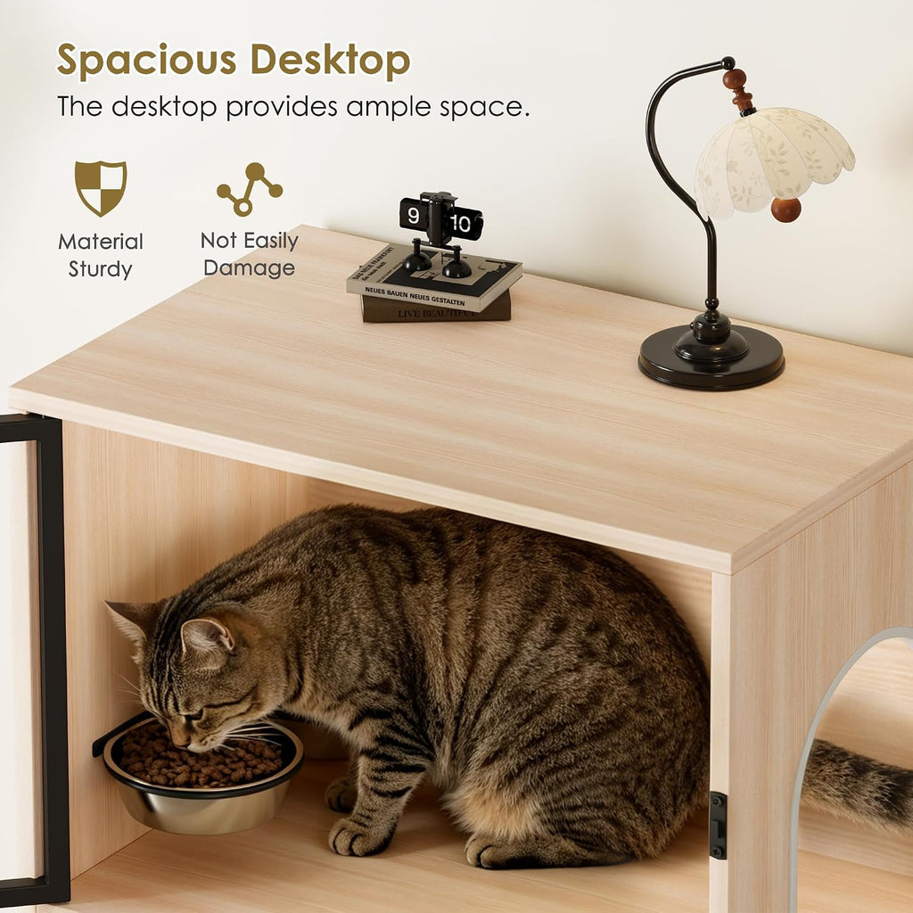 Dog Proof Cat Feeding Station, Dog Proof Cat Feeder, Cat Food Table, Nature