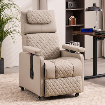 Reclining Gaming Chair, Adjustable Armrest & Footrest