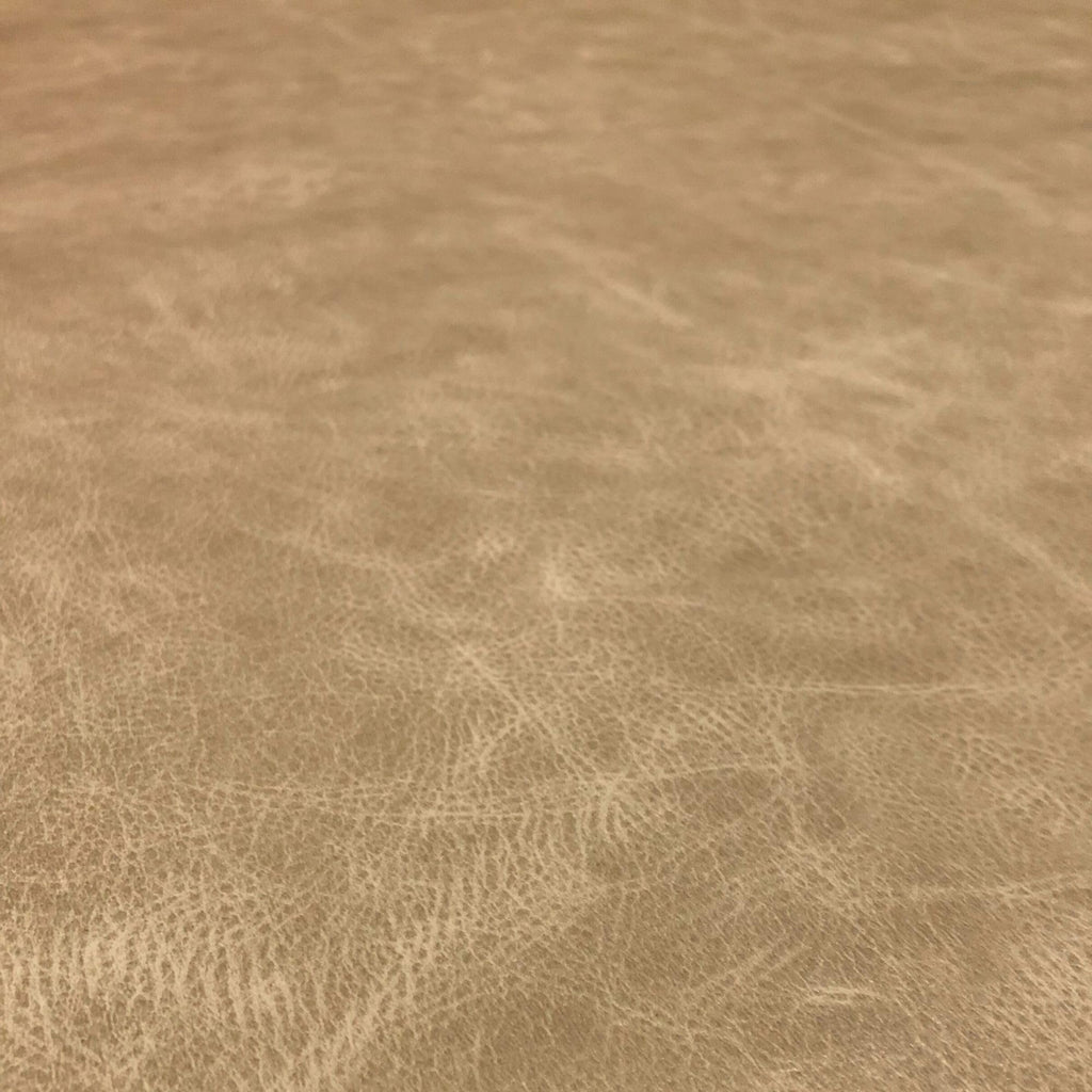 Faux Leather Upholstery Fabric, Thick Durable Synthetic Leather Vinyl, Soft Touch Distressed DIY and Craft Material