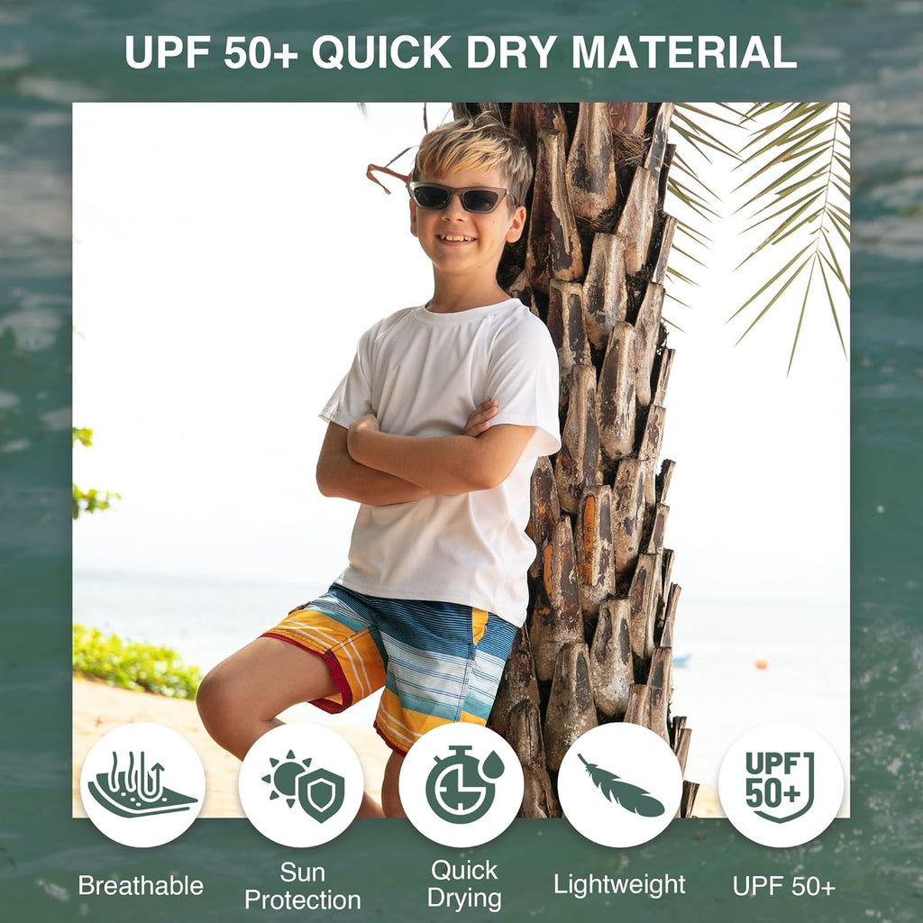 Boys' Echo Quick Dry UPF 50+ Beach Swim Trunk