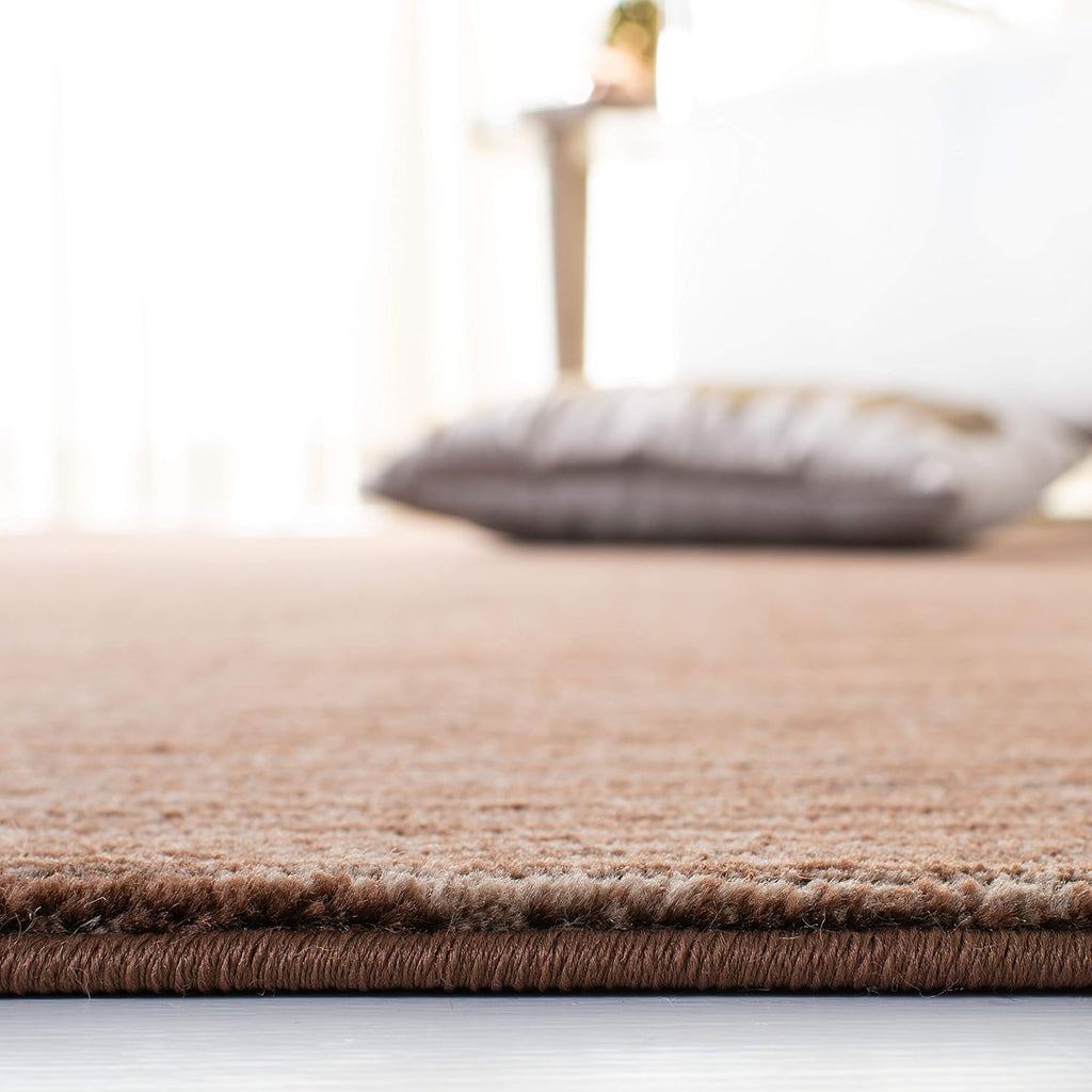 Area Rug 10x14 - Vision - Large - Brown, Modern Ombre Design, Non-Shedding & Easy to Clean