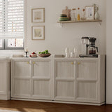 Buffet Cabinet with Storage 101" Sideboard Accent Storage Cabinet for Bedroom Dining Room Living Room Entryway with