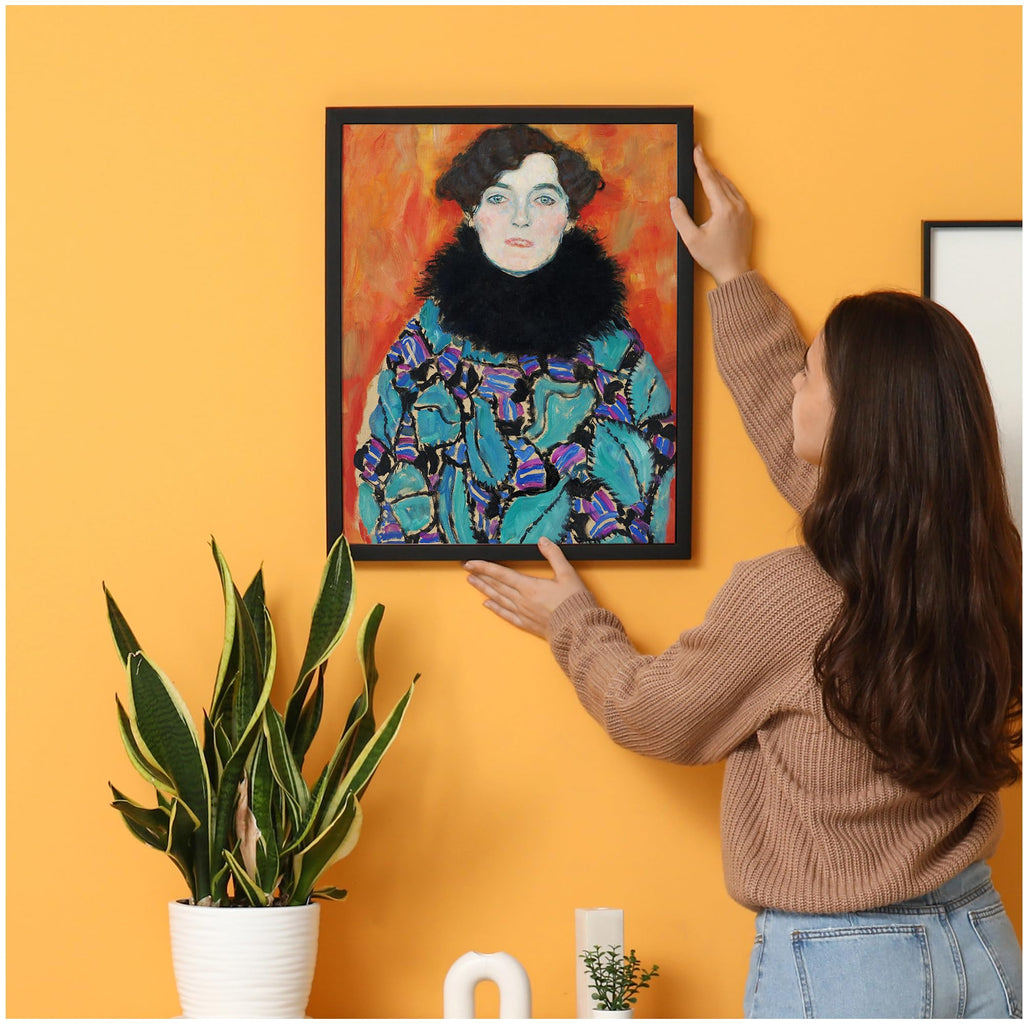 Johanna Staude by Gustav Klimt, Unframed Canvas Poster