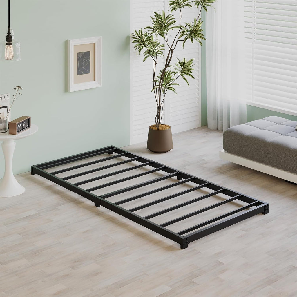 3 Inch Low Profile Bed Frame Heavy Duty Floor Platform