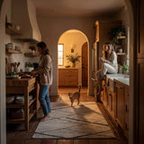 5x8 Thigpen Contemporary Area Rug, Grey, Abstract Lines, Non-Slip Backing, Stain Resistant, For Bedroom, Dining Room