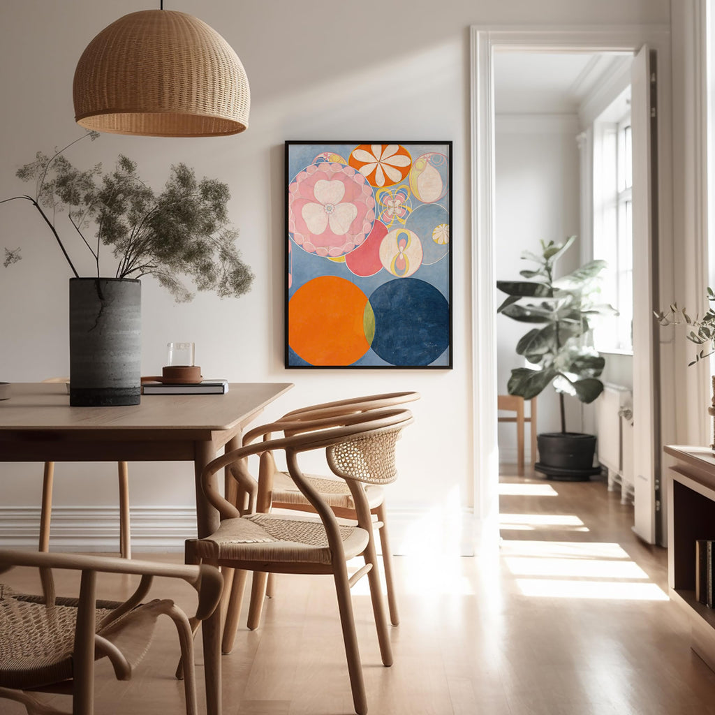 Master Vintage Hilma Af Klimt Poster - The Ten Largest Print - No 2 Childhood Art - Flower Art - Gift for Him & Her