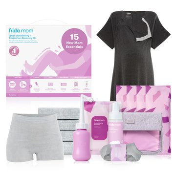 15pc Labor & Postpartum Kit Gift Set for Baby Showers & Mom to Be
