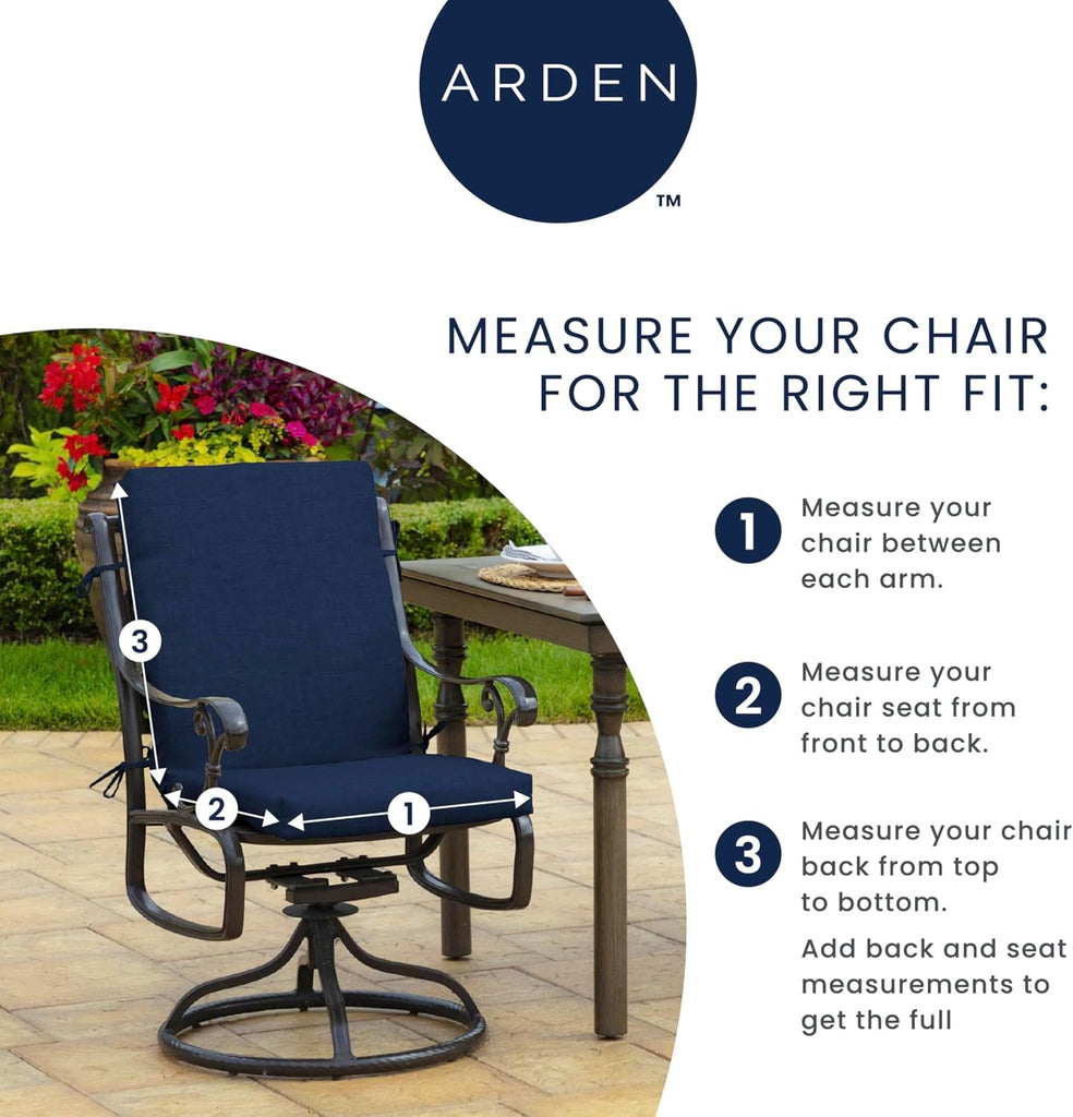 4-Pack Outdoor Patio Dining Chair Cushion, 20 x 44, Rain-Proof Seat Pad, Fade-Resistant Outdoor Cushion Pistachio