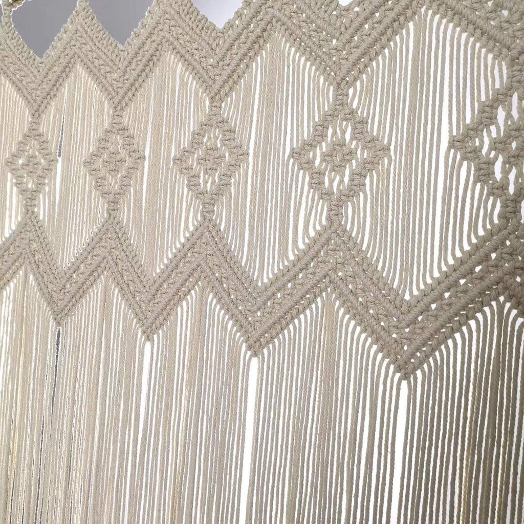 Macrame Curtains Macrame Valance Doorway Window Curtain Panels