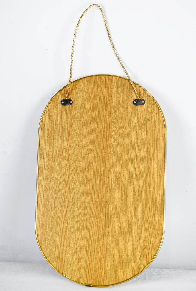 Oval Wall Mirror, Gold, Oval Shape, s and More (16x9.2 inch)