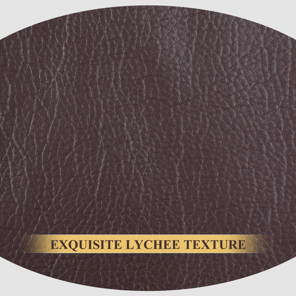 Faux Leather 0.7mm Upholstery Fabric by the Yard 8 Yard Coffee