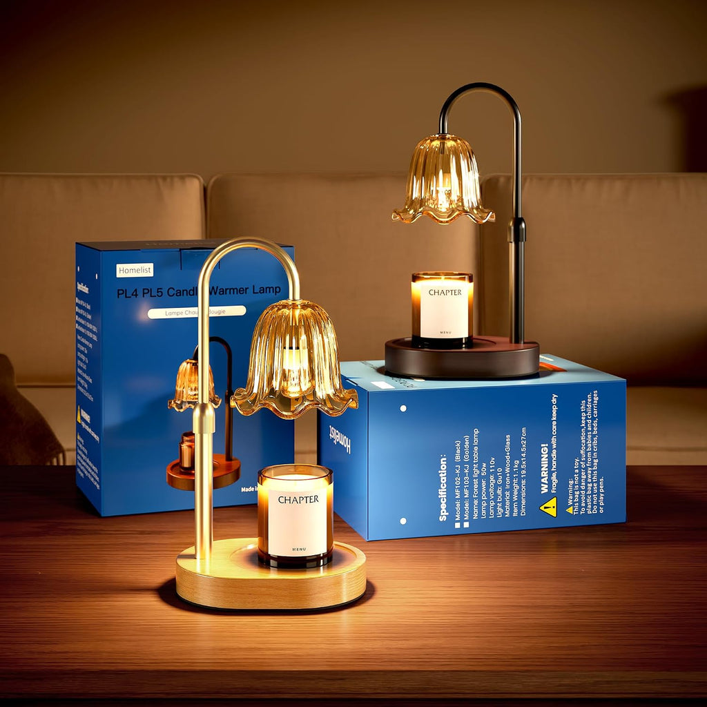 Candle Warmer with Timer Dimmable with Charming Gift Box