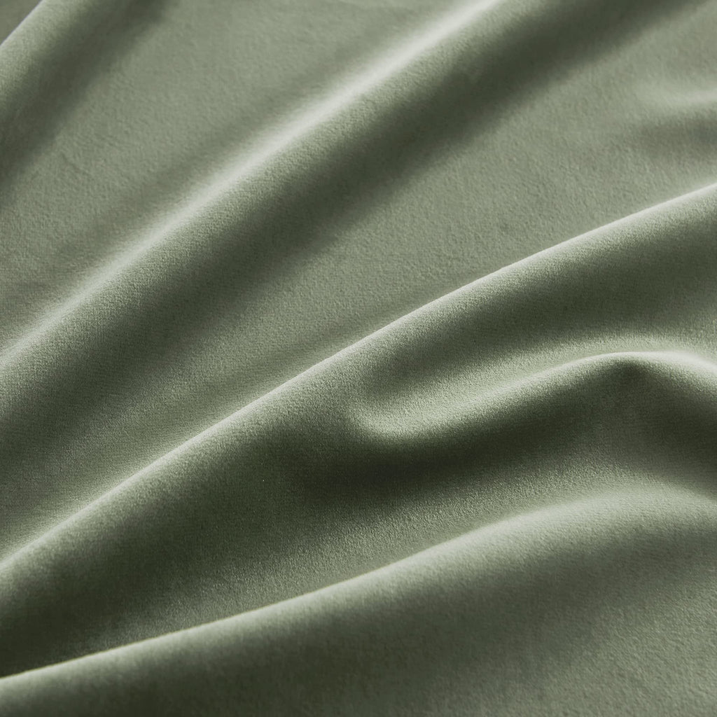 Sage Green Velvet Curtains 84 inches Bedroom