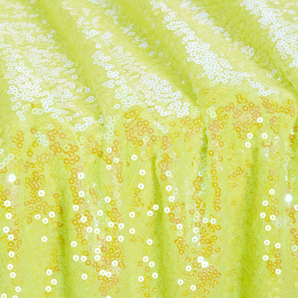 Mermaid Sequin Tablecloth Crystal Yellow Glitter Table Linen Party