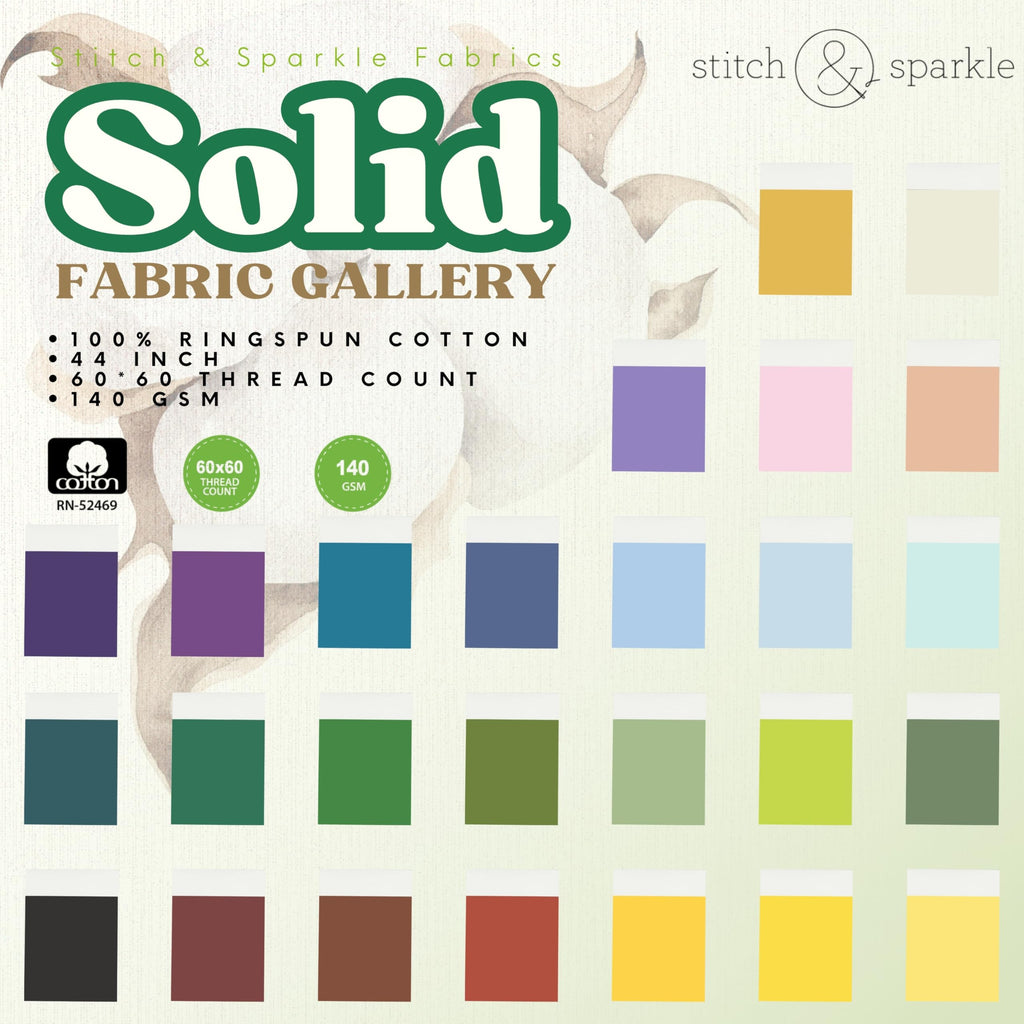 100% Cotton 44" Solid Sewing & Craft Fabric 8 yd by The Bolt, Flame