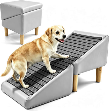 Dog Ramp for Couch, 16" H Ottoman Stairs for Small Dogs