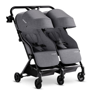 Lithe Double Stroller, Lightweight Side by Side, Infant & Toddler