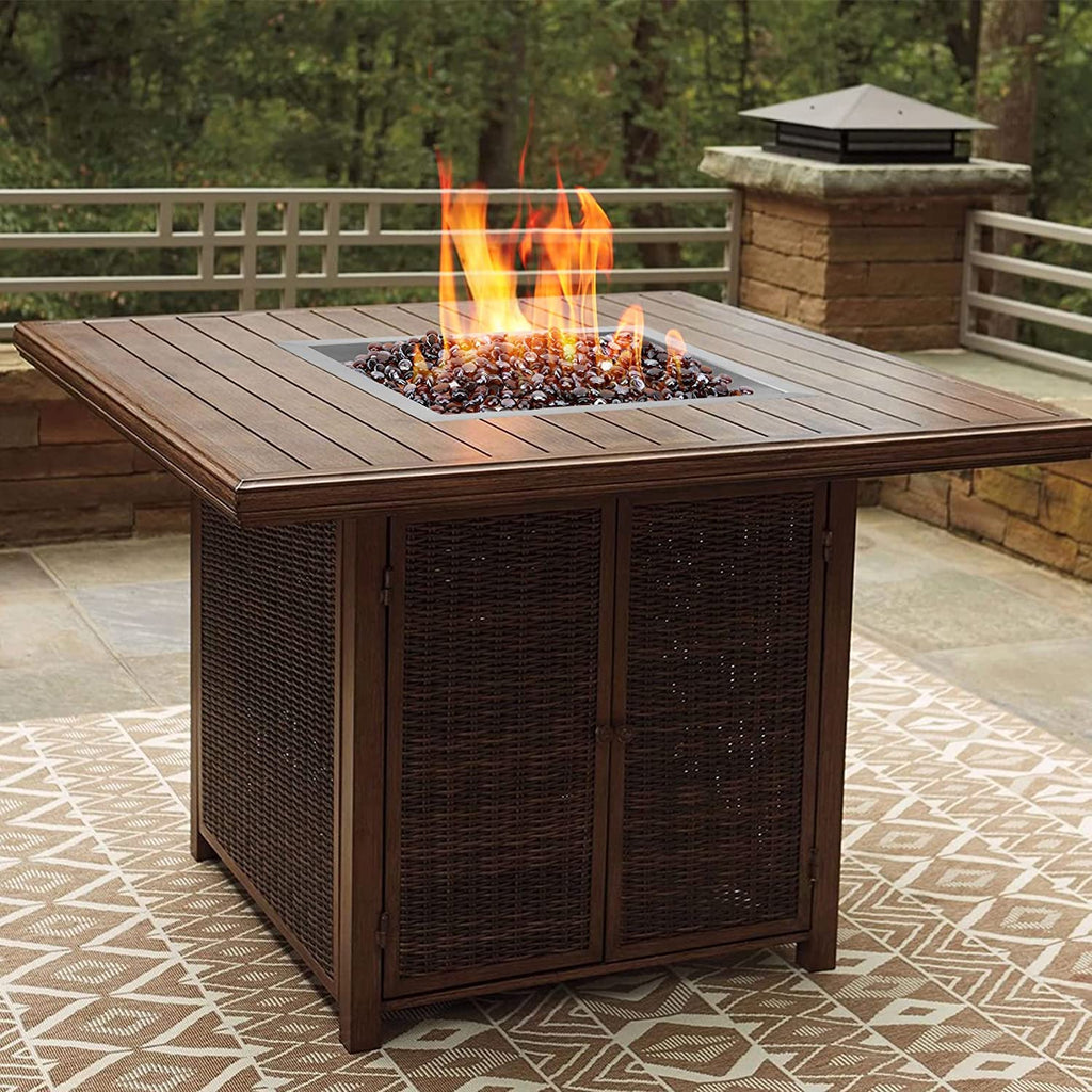 24" Round Fire Pit Burner Ring for Natural Gas/Propane Fireplace
