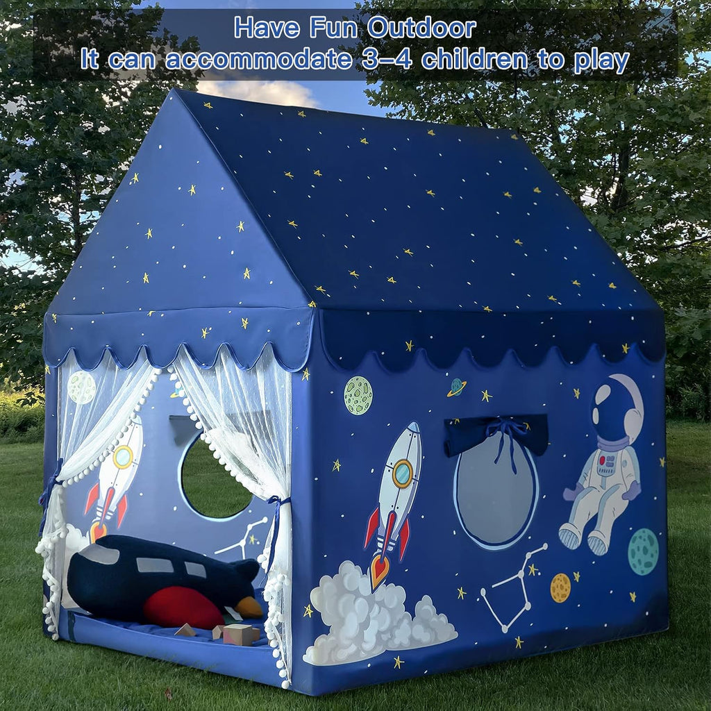 Kids Play Tent Playhouse Indoor Tents for Kids Boys Spaceship Space Rocket