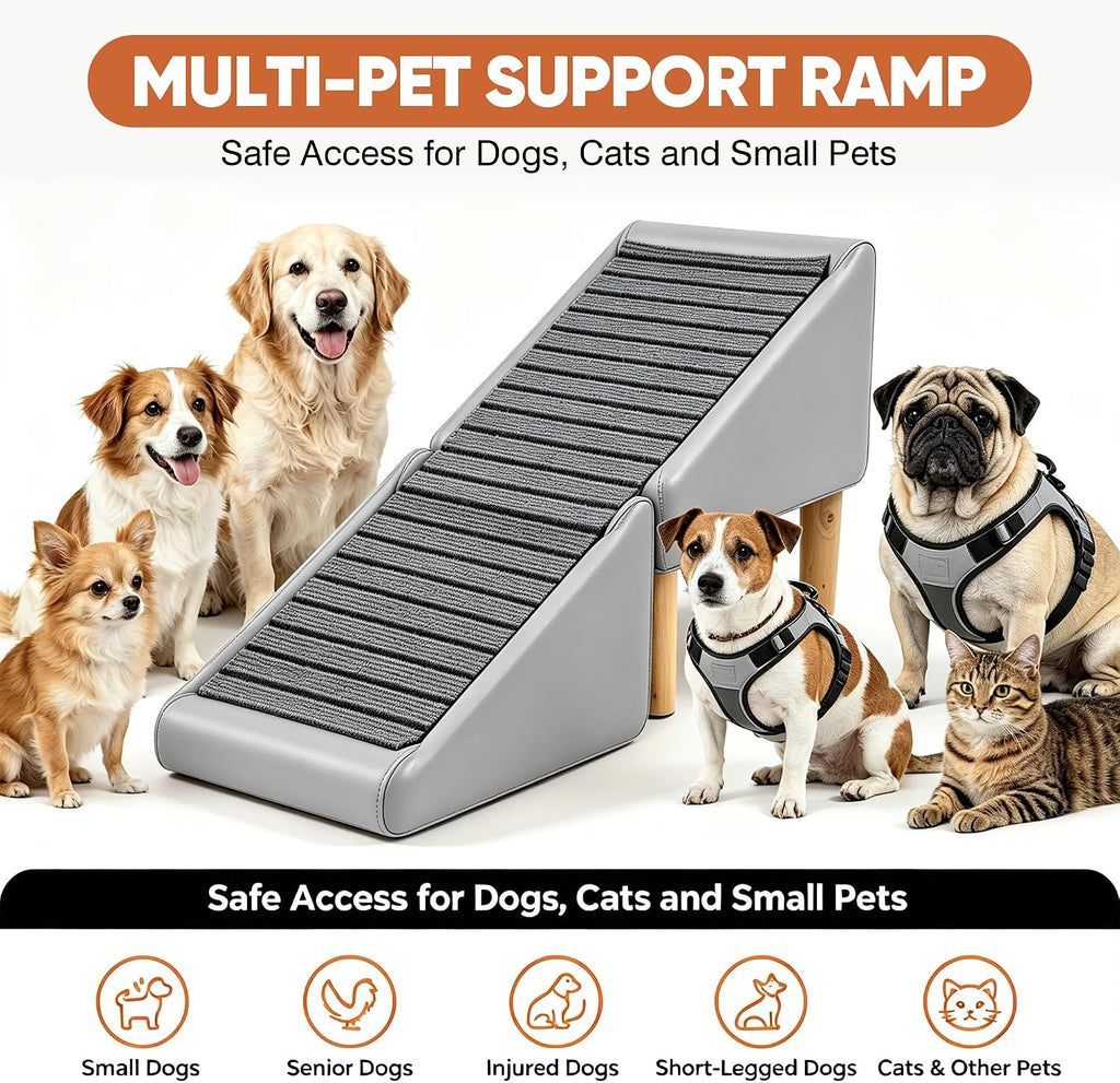 Dog Ramp for Couch, 16" H Ottoman Stairs for Small Dogs