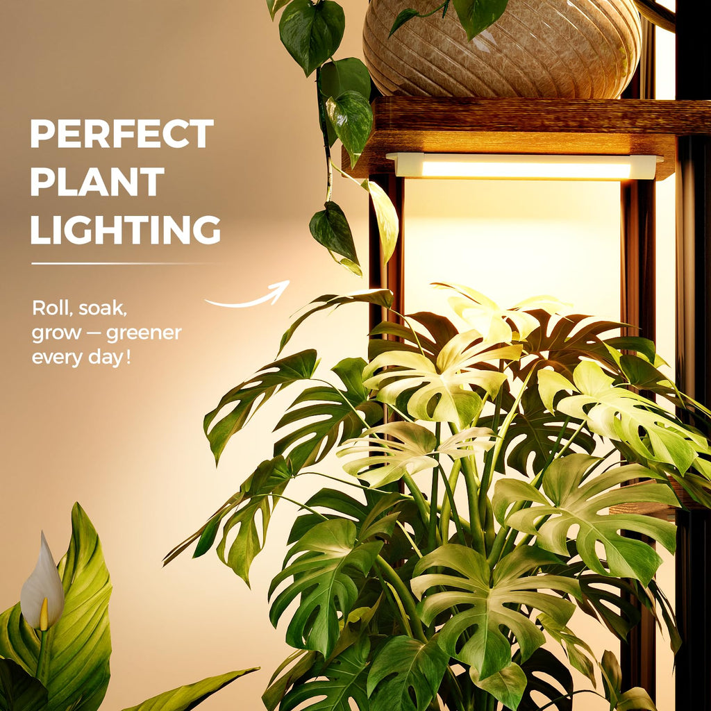 Plant Stand with Grow Light for Indoor Plants Corner 7 Tier