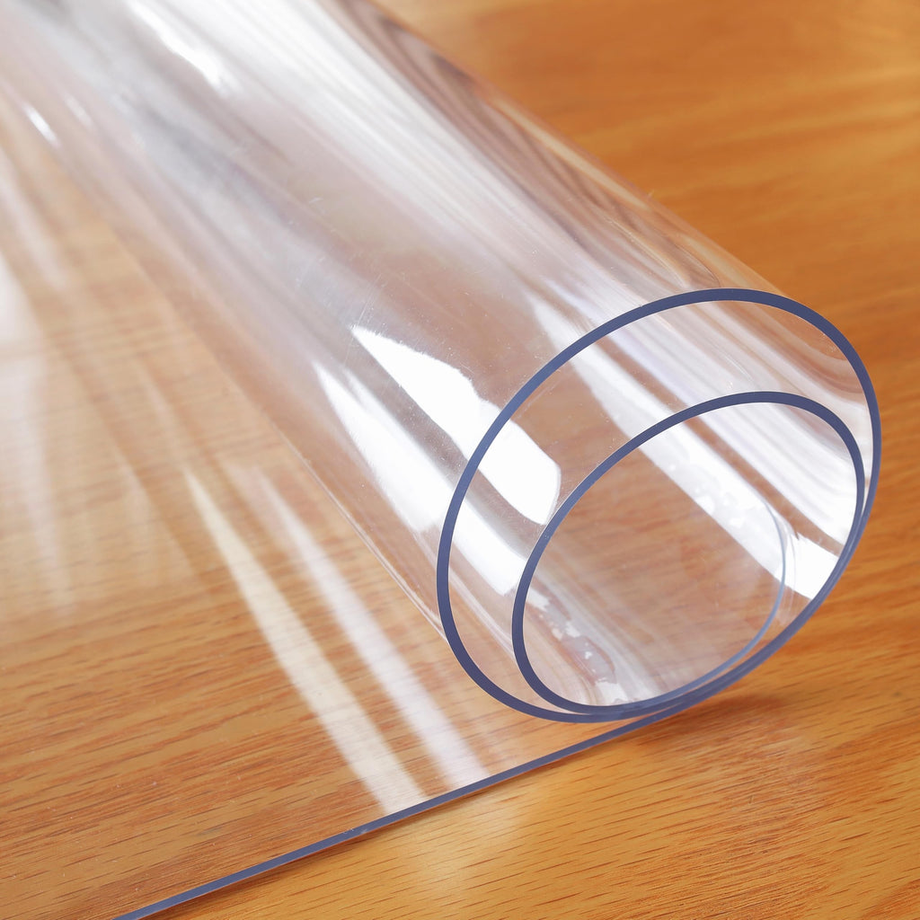 42 x 64 in Clear Table Protector 1.5mm Thick Plastic Table Cover