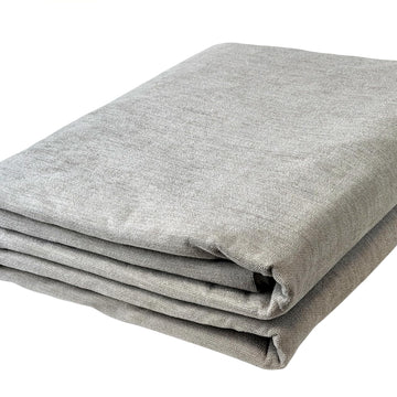 Premium Upholstery Chenille Fabric by the Yard - Thick & Soft Textured Fabric for Chairs, Sofa & Home Decor (Light