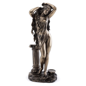 Aphrodite Goddess Statue - Greek Roman Venus Mythology Sculpture- The Goddess of Love Figurine in Cold Cast Bronze