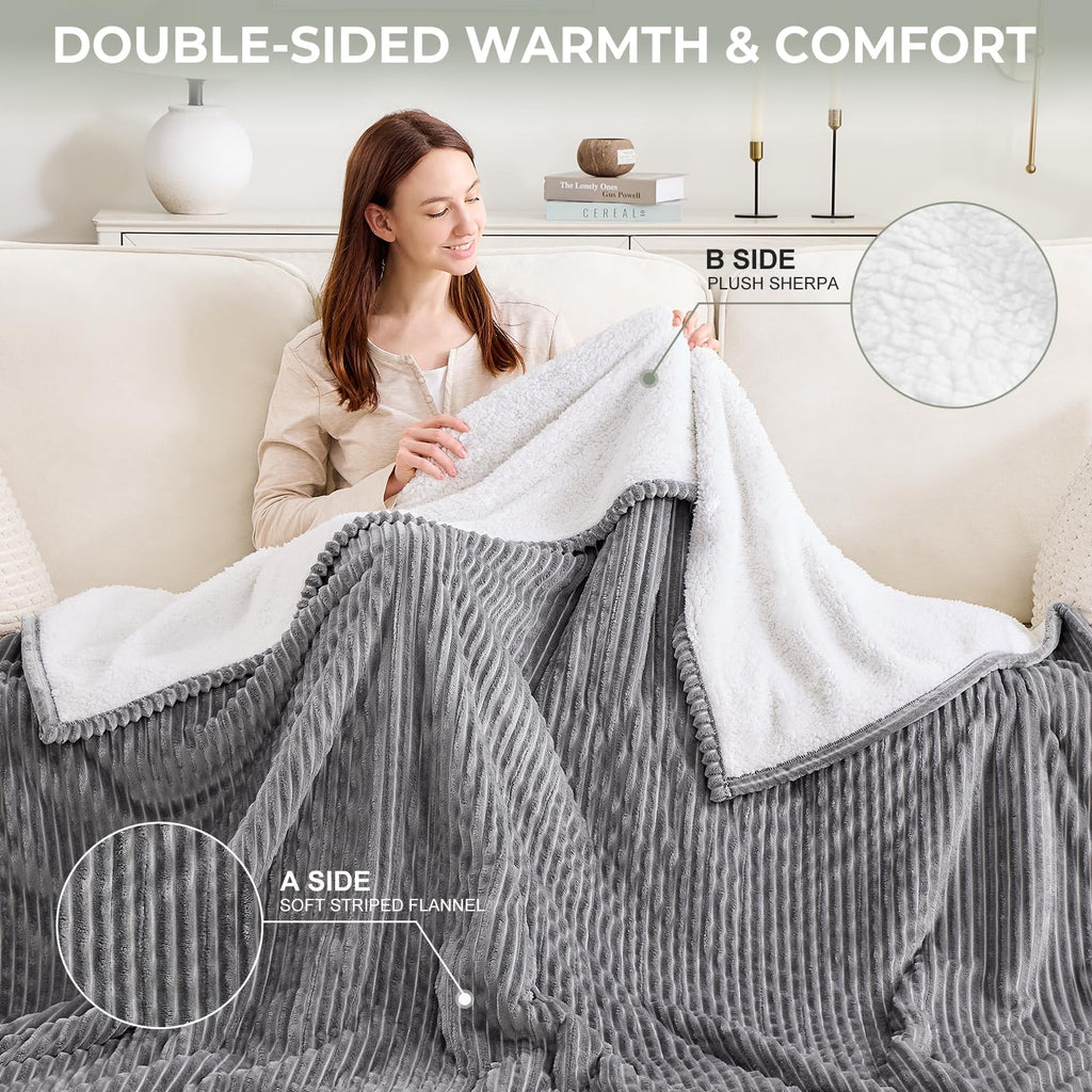 Heated Blanket Dual Control Electric Blanket, 84"x90"