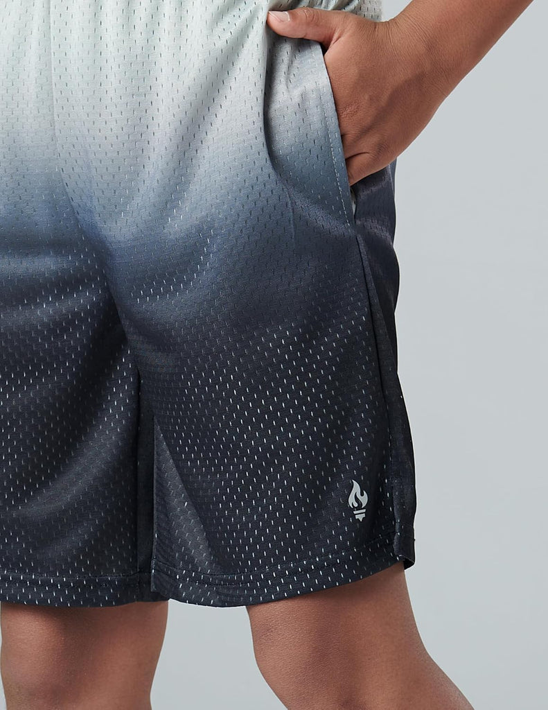 Pro 5 Pack Youth Boys Athletic Mesh Basketball Shorts