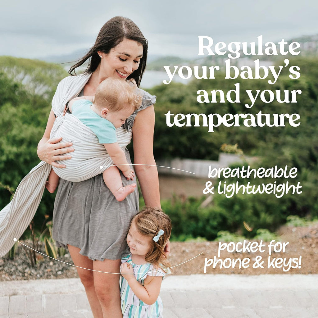 Luxury Ring Sling Baby Carrier, Soft Linen Baby Sling, Baby Wrap, Wear Your Little One Close to Your Heart, Comfort