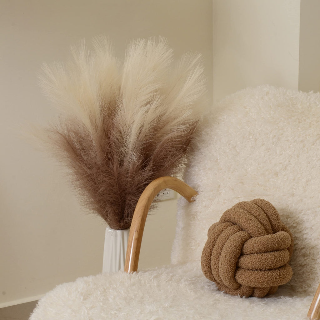 Faux Pampas Grass, 9PCS Pompas, Large Pompas Grass, 38'' Tall Pampas Grass for Floor Vase, Pampas Grass Decor Tall