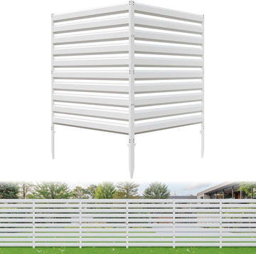 42" H x 38" W Metal Privacy Fence Panels for Outside, Air Conditioner Fence, Decorative Fence Panels for Privacy