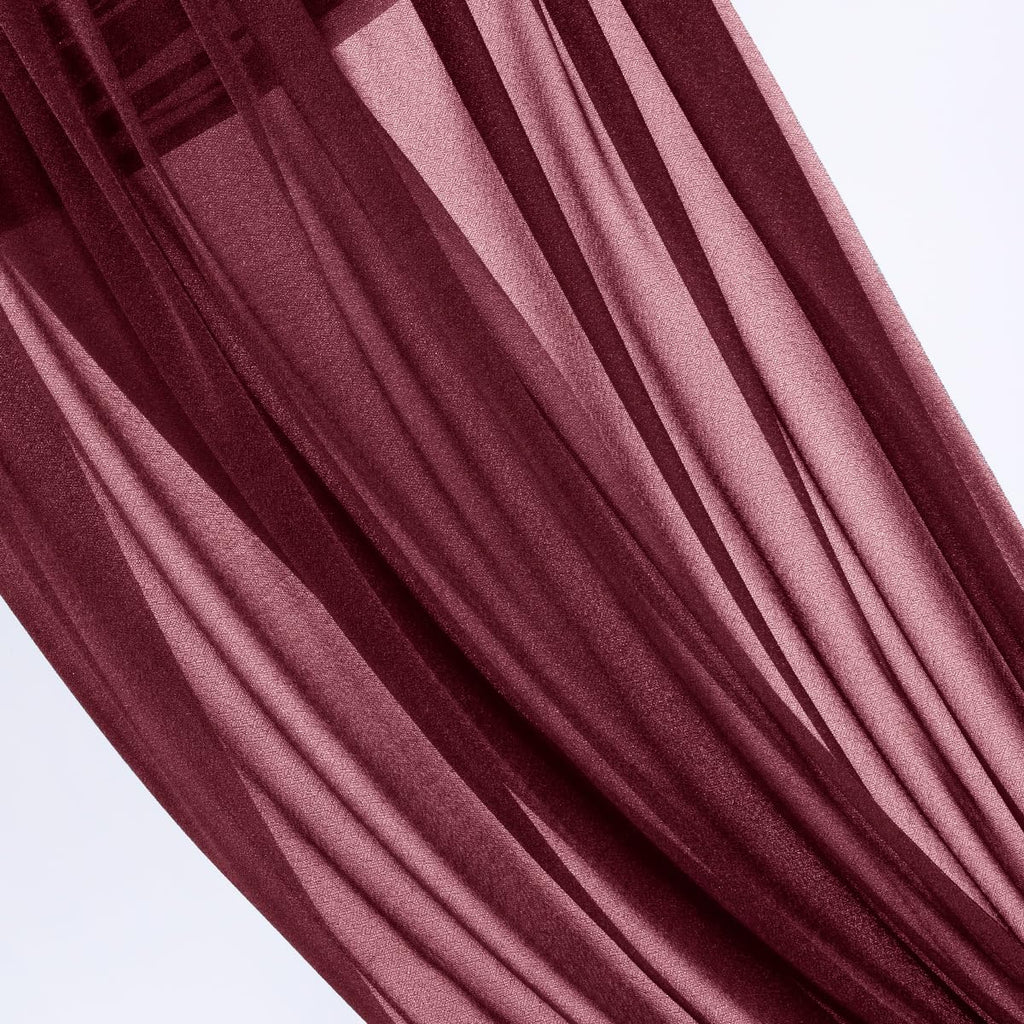 Wedding Arch Draping Fabric 28'' x 20FT Sheer Chiffon Drape Backdrop