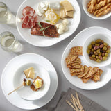 Vitrelle 38-Piece Service for 12 Dinnerware Set, Triple Layer Glass and Chip Resistant