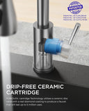 Kitchen Faucets with Pull Down Sprayer, Brushed Nickel