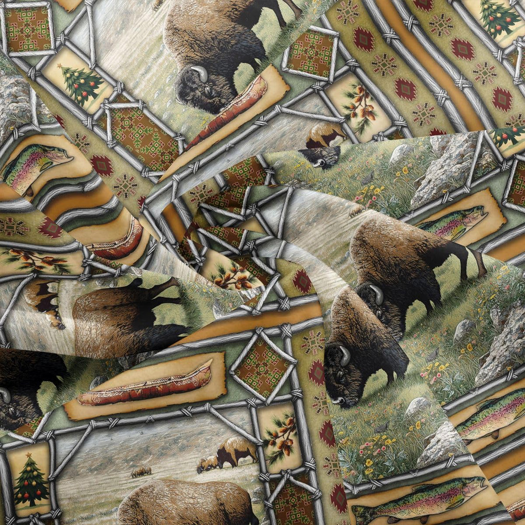 Bison Fabric by The Yard Soft 10 Yards