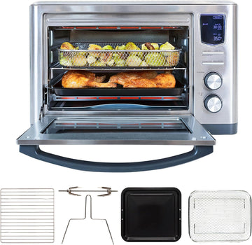Kenmore Digital 11-In-1 Air Fryer Toaster Oven Combo 26 Qt Convection Rotisserie Dehydrator Bake Bro