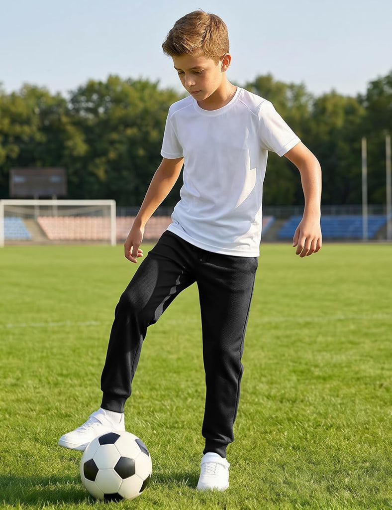 Boys Mesh Athletic Pants Joggers Quick Dry Kids Running Pants