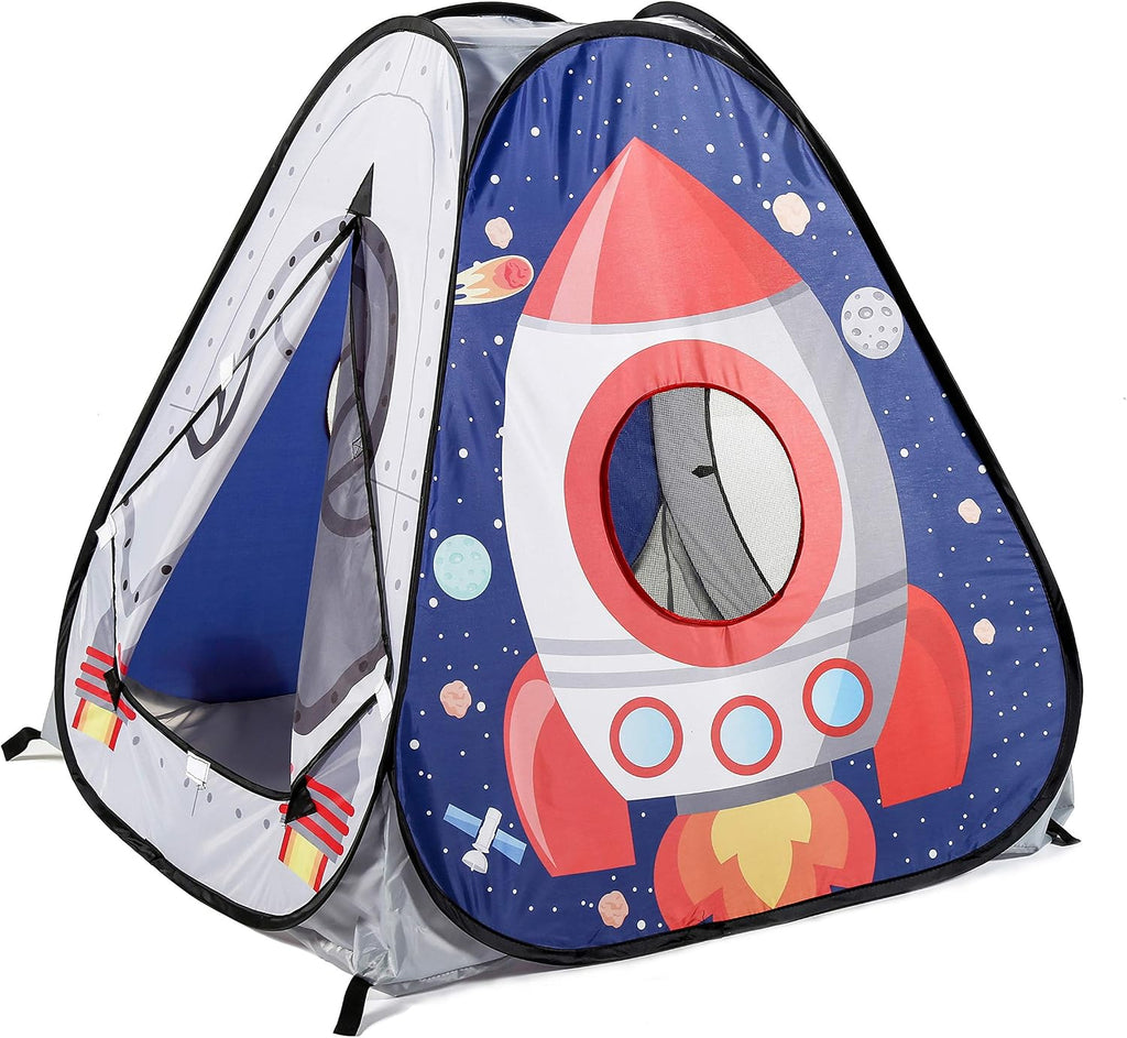 3 in 1 Space Astronaut Pop Up Play Tents with Tunnel for Kids