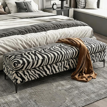 Storage Bench with Storage, Upholstered Storage Ottoman Bench,Chest Storage | Bedroom Bench for End of Bed, Entryway
