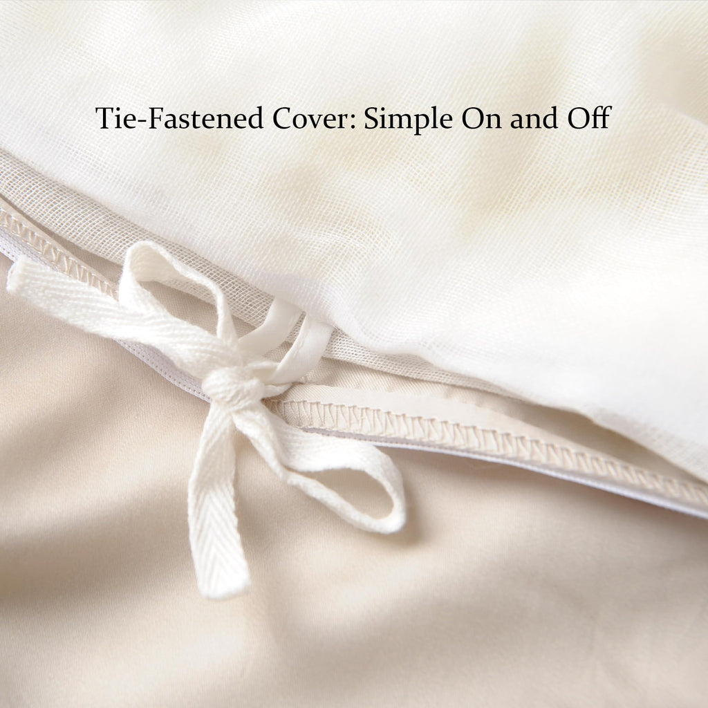 Tencel Silk Comforter for Summer (Lt Pewter, Queen)